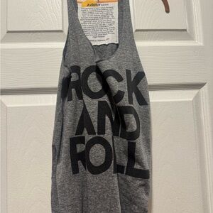 Aviator Nation Gray Rock and Roll Tank Top